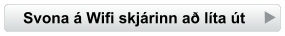 Svona á Wifi skjárinn að líta út
